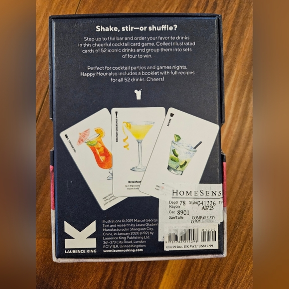 Happy Hour Cocktail Card Game - Picture 2 of 3